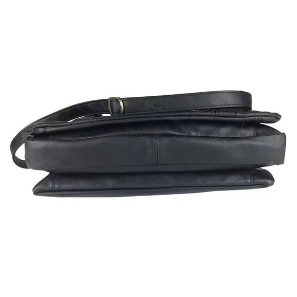 Original Carriage Collection Unisex Adults Black Shoulder Strap Messenger Bag - Picture 5 of 9